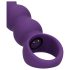 Loveline oplaadbare anale vibrator met bobbels (paars)