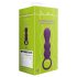 Loveline oplaadbare anale vibrator met bobbels (paars)