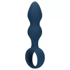 Loveline - anale dildo met ring - medium - blauw