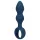 Loveline - anale dildo met ring - medium - blauw