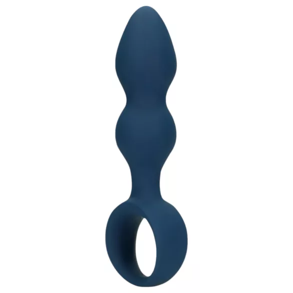 Loveline - anale dildo met ring - medium - blauw
