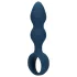 Loveline - anale dildo met ring - medium - blauw