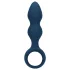 Loveline - anale dildo met ring - medium - blauw