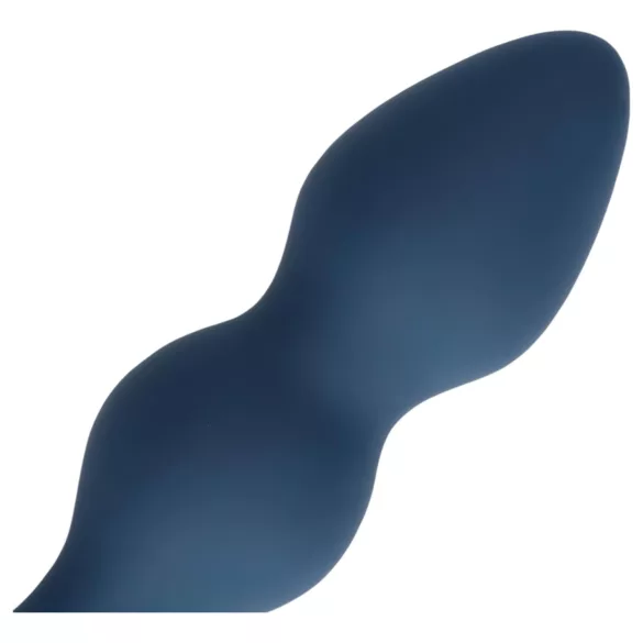 Loveline - anale dildo met ring - medium - blauw