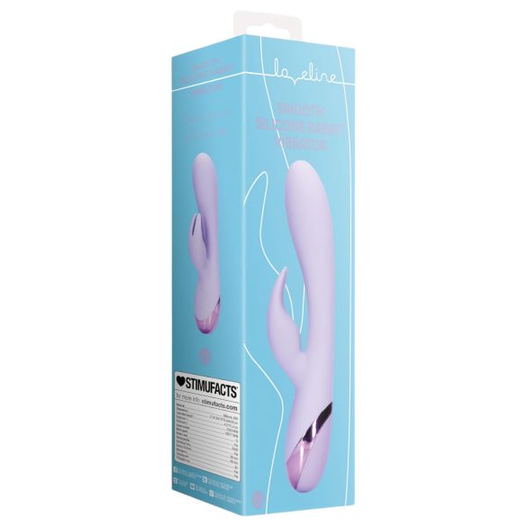 Loveline - oplaadbare konijnen stimulatie vibrator (paars)