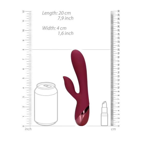 Loveline - rabbit vibrator - oplaadbaar - rood
