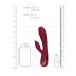 Loveline - oplaadbare clitorale vibrator (rood)