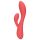 Loveline - herlaadbare, waterdichte vibrator met clitorisstimulatie (roze)