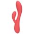 Loveline - herlaadbare, waterdichte vibrator met clitorisstimulatie (roze)