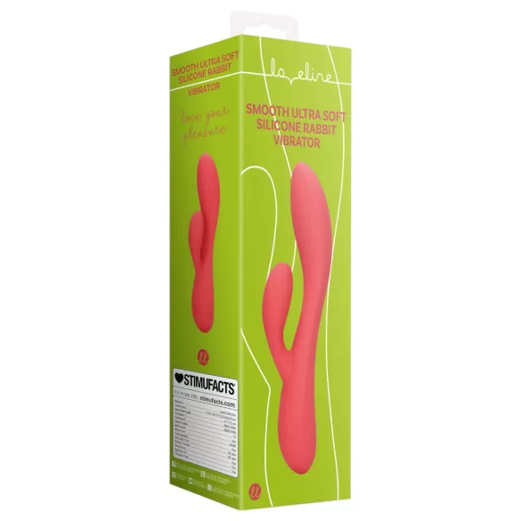 Loveline - rabbit vibrator - oplaadbaar en waterdicht - roze