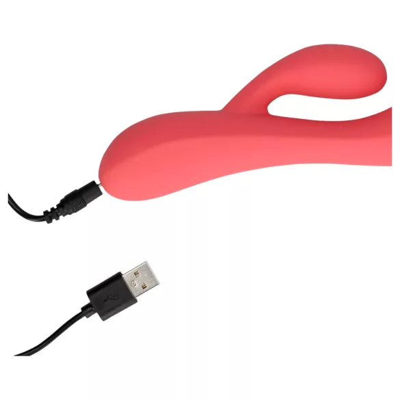 Loveline - rabbit vibrator - oplaadbaar en waterdicht - roze