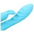 Loveline - Waterdichte konijnenstim vibrator (blauw)