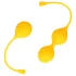 Loveline - geishaballen set - siliconen - 2-delig - geel