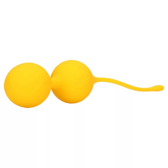 Loveline - geishaballen set - siliconen - 2-delig - geel