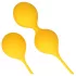Loveline - geishaballen set - siliconen - 2-delig - geel