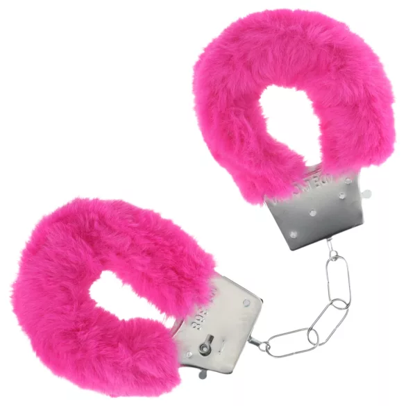 Ouch! - pluche handboeien - roze