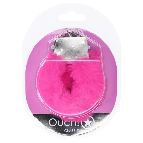 Ouch! - pluche handboeien - roze