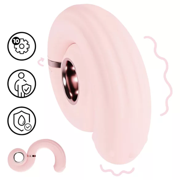 Loveline Perles - g-spot vibrator met parels - siliconen - pink