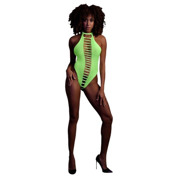 Ouch! - Fluorescerende open body (neon groen)