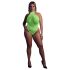 Ouch! - Glow-in-the-dark body met bandjes (neon groen) - XL-4XL