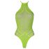 Ouch! - Glow-in-the-dark body met bandjes (neon groen) - XL-4XL