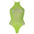 Ouch! - Glow-in-the-dark body met bandjes (neon groen) - XL-4XL