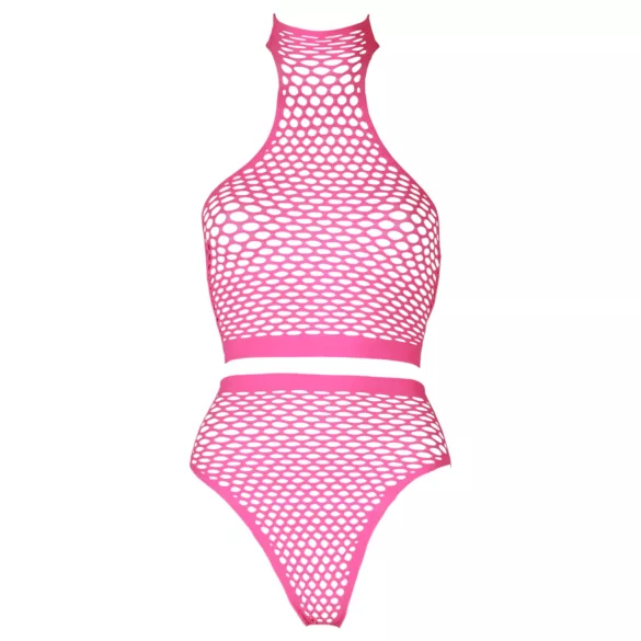 Ouch! - lingerieset dames - glow in the dark - roze