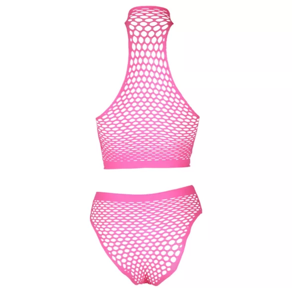 Ouch! - lingerieset dames - glow in the dark - roze