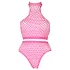 Ouch! - lingerieset dames - glow in the dark - roze