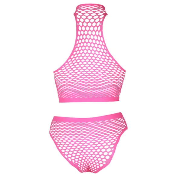 Ouch! - lingerieset dames - glow in the dark - roze