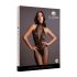 Le Désir - kanten mesh catsuit - (zwart) - S-XL