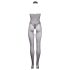 Le Désir - kanten mesh catsuit - (zwart) - S-XL