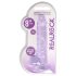 REALROCK - transparante levensechte dildo - paars (19 cm)