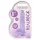 RealRock - doorzichtige realistische dildo - paars - 15 cm