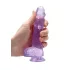 RealRock - doorzichtige realistische dildo - paars - 15 cm