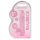 REALROCK - transparante realistische dildo - roze (15 cm)