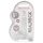 REALROCK - doorzichtige realistische dildo - transparant (15cm)