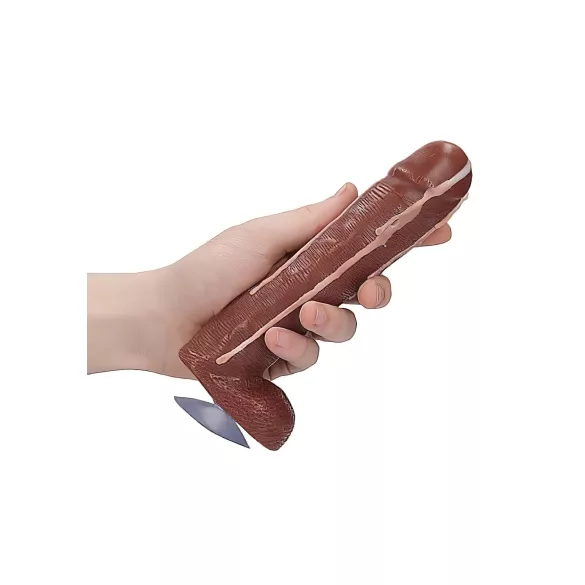 Dicky Cum - penis zeep met ballen - bruin - 250g