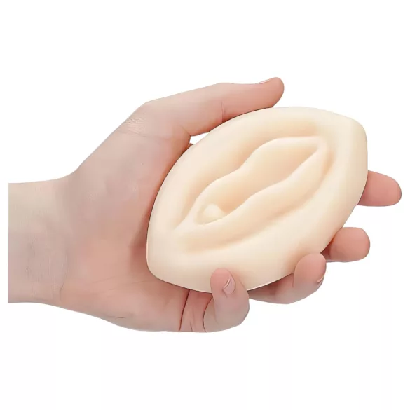 Pussy - erotische zeep - vagina vorm - naturel - 140g