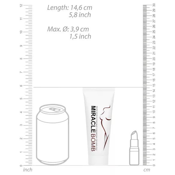 Pharmquests Miracle Bomb - borstvergrotings- en verstevigingscrème - 100ml