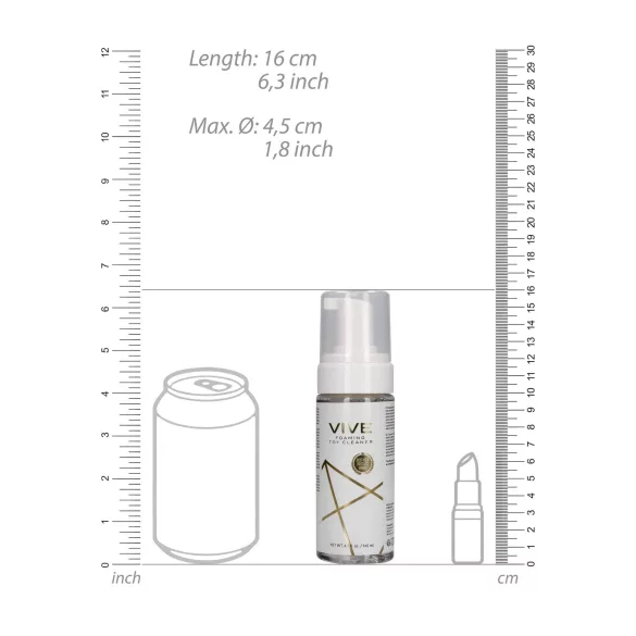 Vive - seksspeeltje reinigingsschuim - 140ml
