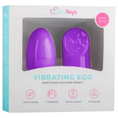   Easytoys - Vibratie-ei met afstandsbediening - 7 standen - Paars
