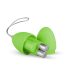 Easytoys - Groene vibratie-ei met 7 ritmes en draadloze bediening