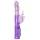Easytoys Butterfly - vibrator met rotatie en stootfunctie - siliconen - paars