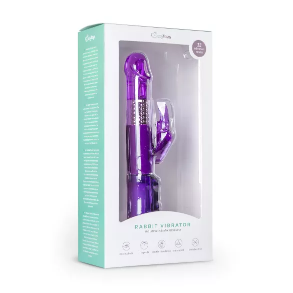 Easytoys Rabbit - rabbit vibrator met roterende kralen en clitorisstimulatie