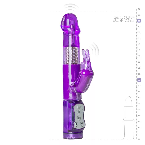 Easytoys Rabbit - rabbit vibrator met roterende kralen en clitorisstimulatie