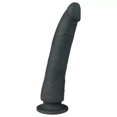 Easytoys - dildo met zuignap - siliconen - 21cm - zwart