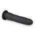 Easytoys - zuignap dildo van 100% siliconen (21 cm) - zwart