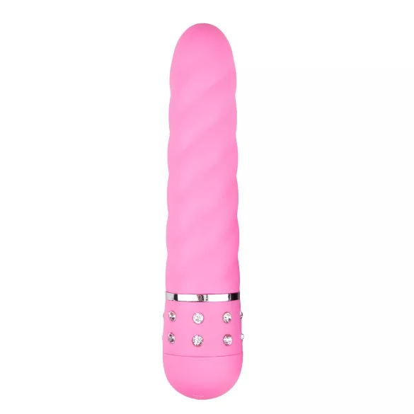Easytoys Diamond - vibrator staaf getwist - siliconen pink