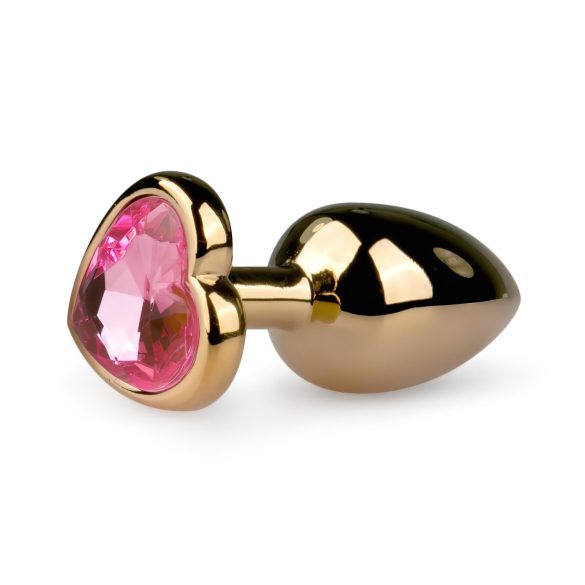 Easytoys Metaal Nr.3 - anale plug - goud-roze (2,5cm)
